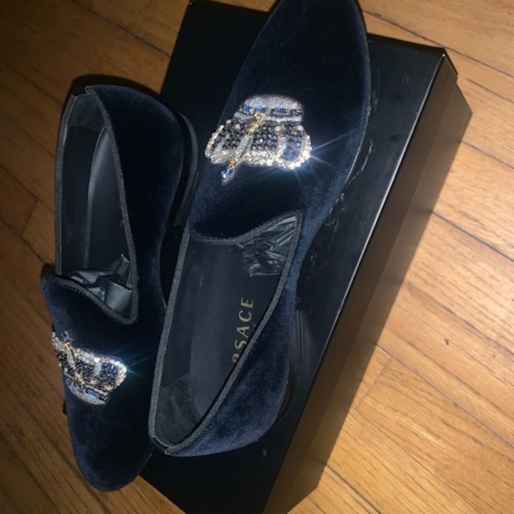 Men's Versace loafers size 40 (size10)